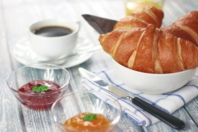 Coffee Morning Breakfast Croissant
